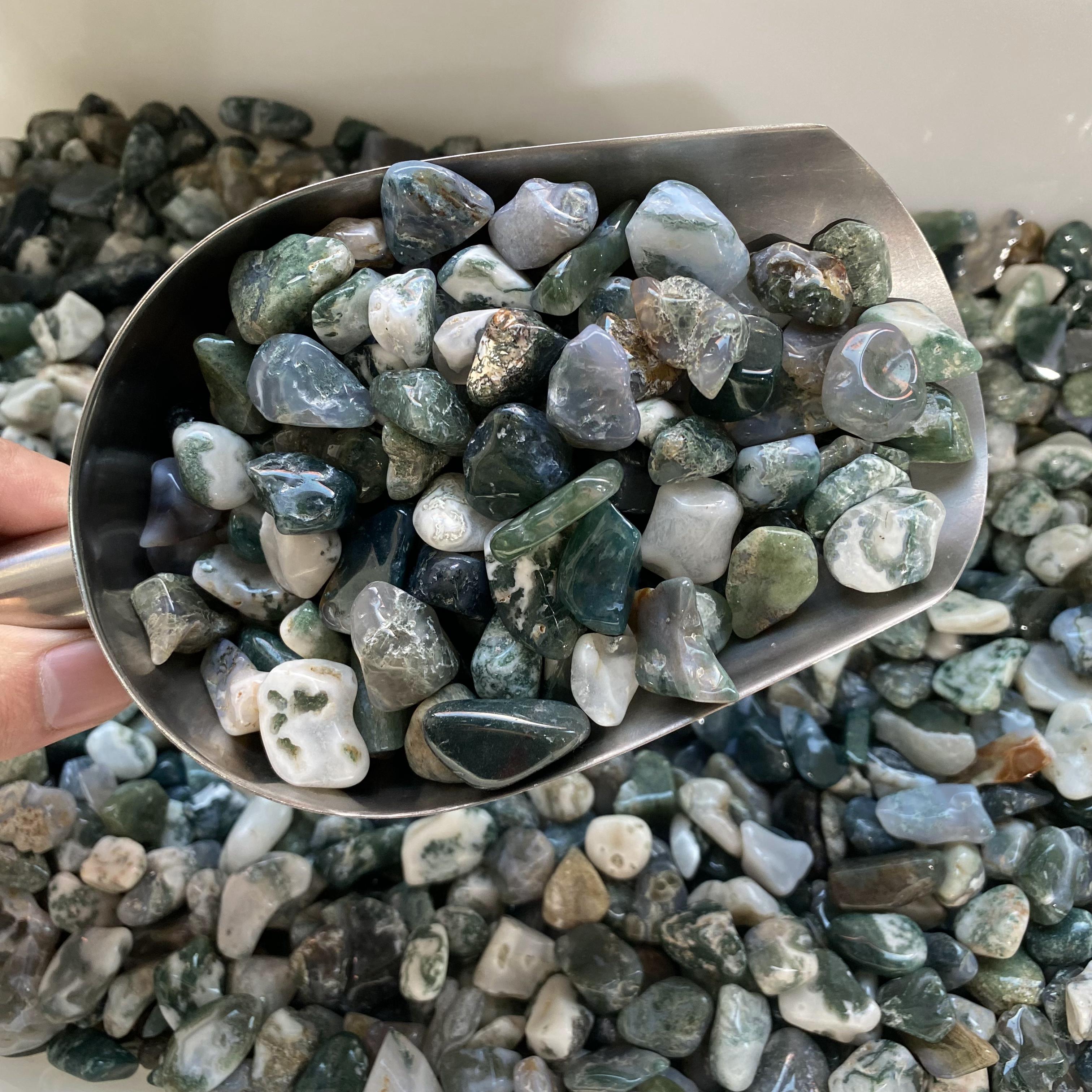 1.5-2.5cm Moss Agate Crushed Stones In Bulk