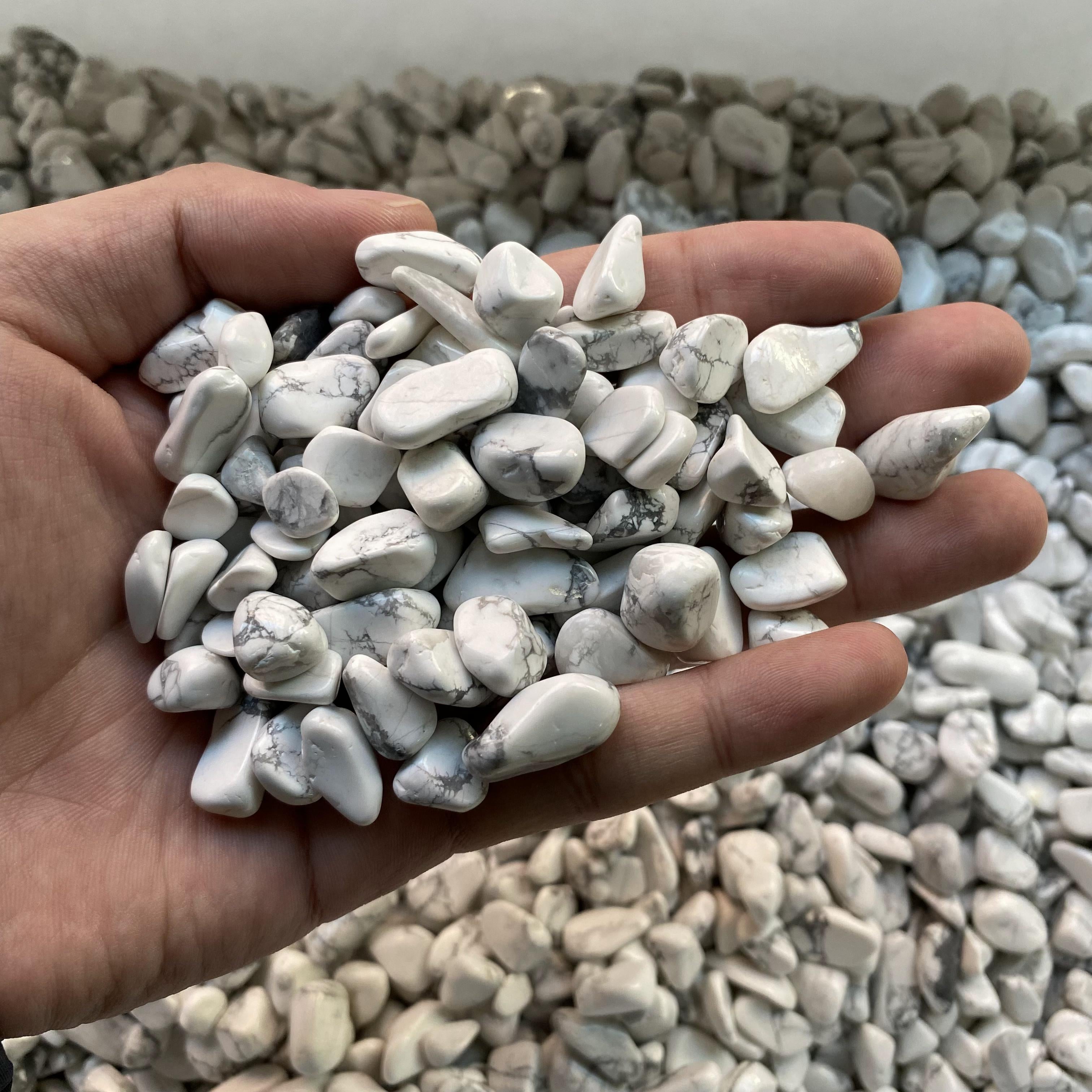 1-2cm Howlite Crushed Stones In Bulk