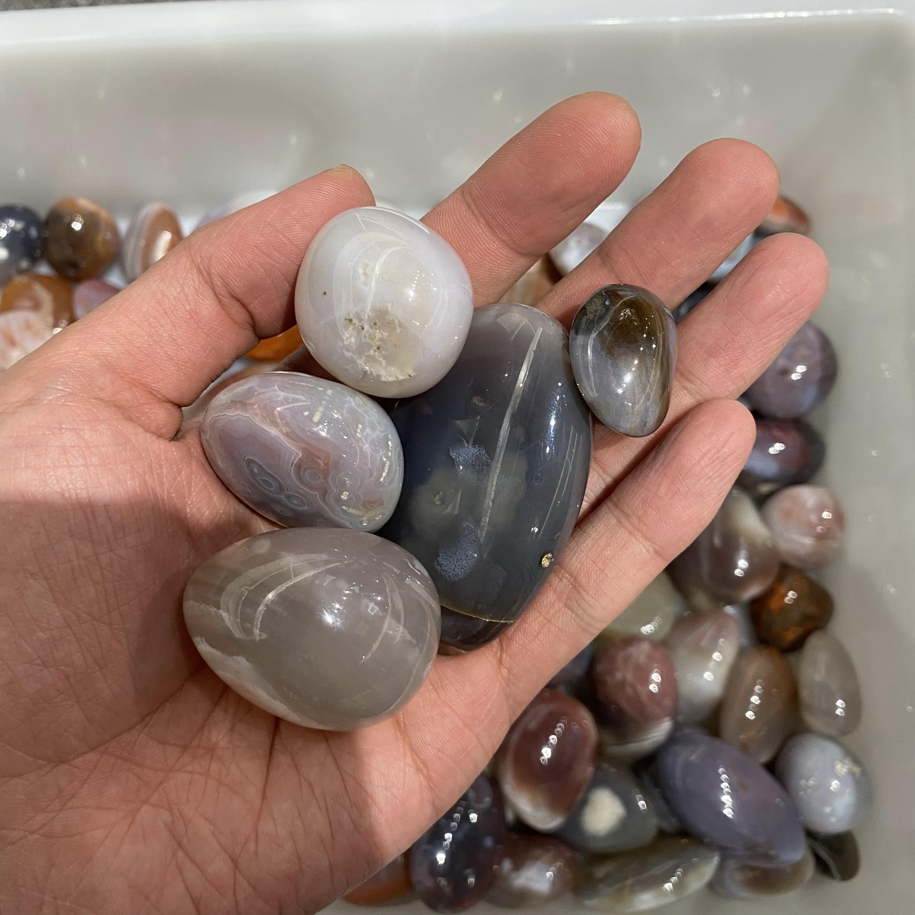 Agate Tumbled Stones In Bulk