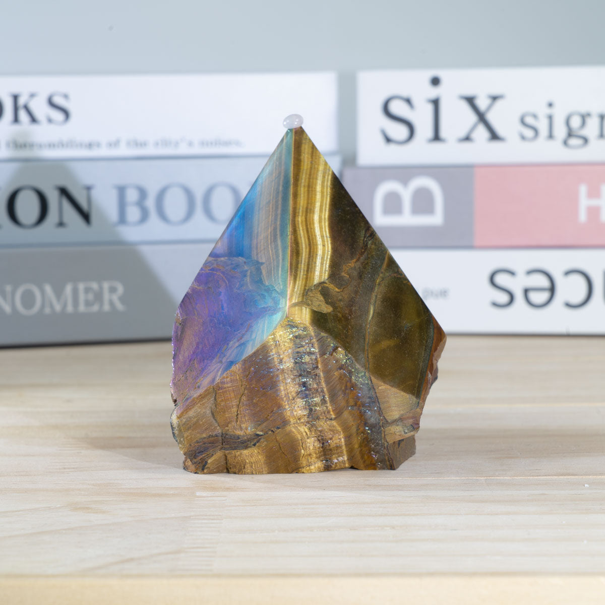 Aura Tiger Eye Stone Rough Stone Point In Bulk